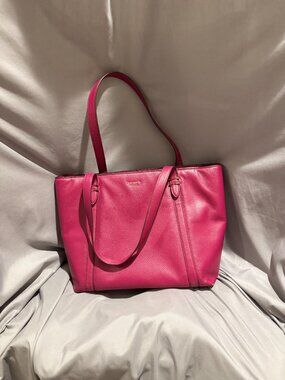 Kate Spade Pink Pebbled Leather Tote
